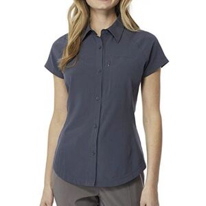 EUC- 32 Degrees Cool Short Sleeve Outdoor Shirt w/Zip Pockets